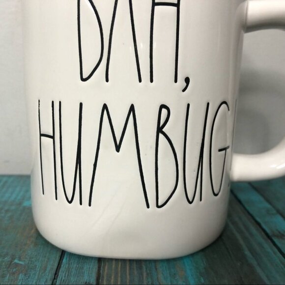RAE Dunn Bah Humbug Mug Christmas Scrooge - Picture 4 of 10